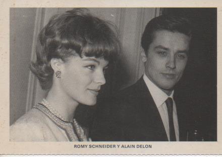Postal E07766: Las Mas Bellas Postales. Cine de los años 60. Romy Schneider y Alain Delon