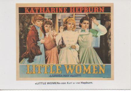 Postal E07712: Las Mas Bellas Postales. Carteles de Cine "LITTLE WOMEN" con Katharine Hepburn