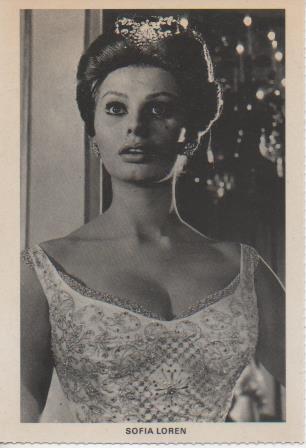 Postal E07736: Las Mas Bellas Postales. Cine de los años 50. Sofia Loren