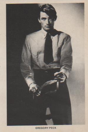 Postal E07733: Las Mas Bellas Postales. Cine de los años 50. Gregory Peck