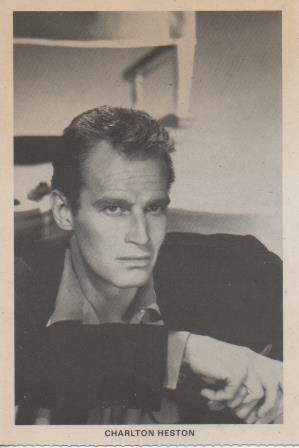 Postal E07731: Las Mas Bellas Postales. Cine de los años 50. Charlon Heston