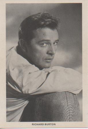 Postal E07730: Las Mas Bellas Postales. Cine de los años 50. Richard Burton