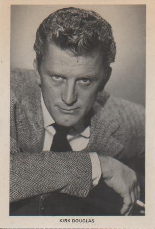 Postal E07727: Las Mas Bellas Postales. Cine de los años 50. Kirk Douglas