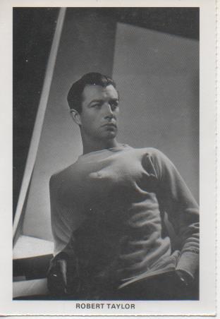 Postal E07844: Las Mas Bellas Postales. Los Galanes Miticos del Cine. Robert Taylor