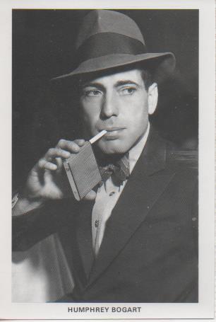 Postal E07830: Las Mas Bellas Postales. Los Galanes Miticos del Cine. Humphrey Bogart