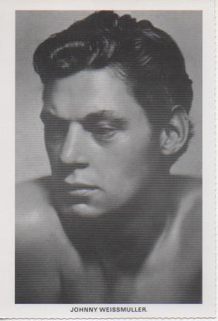 Postal E07855: Las Mas Bellas Postales. Cine de los años 20 y 30. Johnny Weissmuller