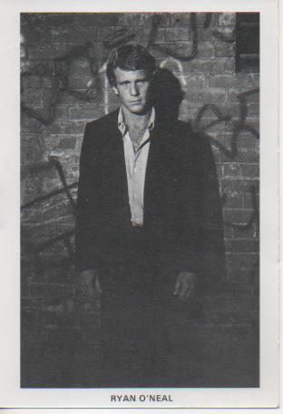 Postal E07797: Las Mas Bellas Postales del. Cine de los años 70. Ryan O' Neal