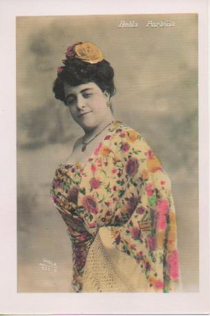 Postal E07794: Las Mas Bellas Postales del Siglo XIX y XX. Artistas Famosas. Bella Porteña