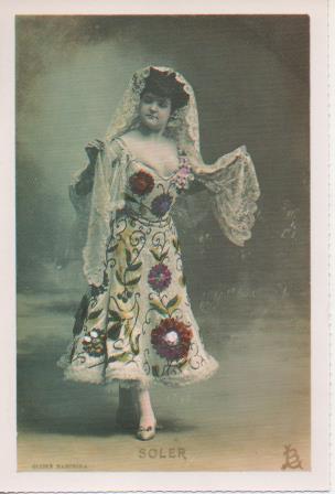 Postal E07792: Las Mas Bellas Postales del Siglo XIX y XX. Artistas Famosas. Soler