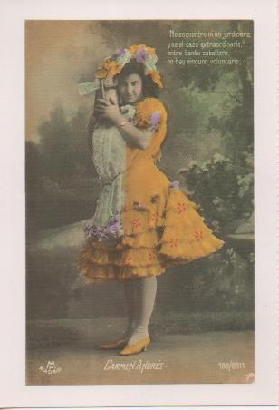 Postal E07787: Las Mas Bellas Postales del Siglo XIX y XX. Artistas Famosas. Carmen Andrés