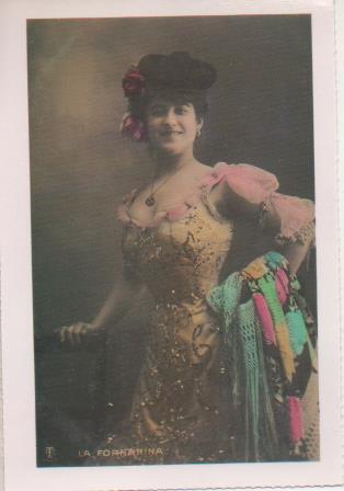 Postal E07785: Las Mas Bellas Postales del Siglo XIX y XX. Artistas Famosas. LA Fornarina