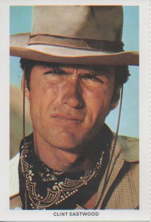 Postal E07812: Las Mas Bellas Postales. Cine de los años 70. Clint Esstwood