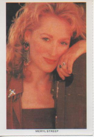 Postal E07811: Las Mas Bellas Postales. Cine de los años 70. Meryl Streep