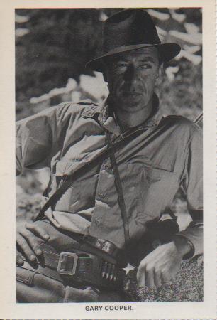 Postal E07696: Las Mas Bellas Postales. Cine de los años 40. Gary Cooper