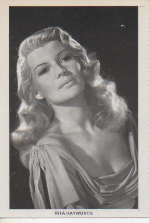 Postal E07695: Las Mas Bellas Postales. Cine de los años 40. Rita Hayworth