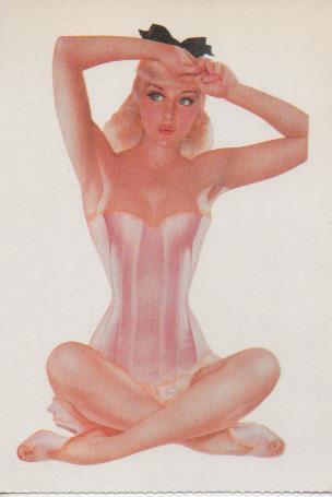 Postal E07583: Las Mas Bellas Postales Siglo XIX y XX. Chicas Pin-Up (11)
