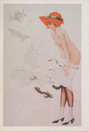 Postal E07582: Las Mas Bellas Postales Siglo XIX y XX. Chicas Pin-Up (10)
