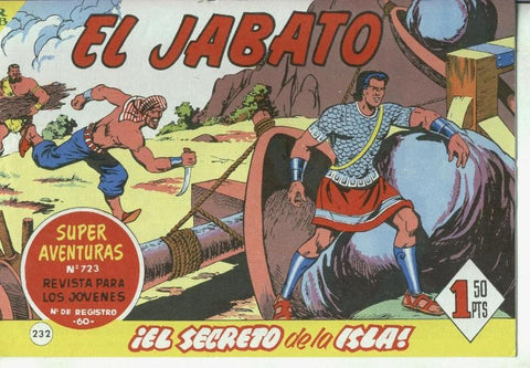 El Jabato facsimil numero 232: El secreto de la isla