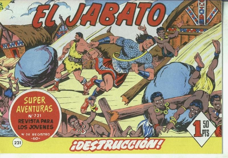 El Jabato facsimil numero 231: Destruccion