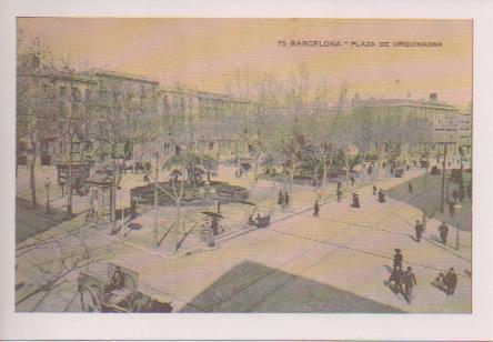 Postal E07665: Las Mas Bellas Postales del Siglo XIX y XX. Barcelona, Plaza de Urquinaona