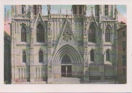 Postal E07659: Las Mas Bellas Postales del Siglo XIX y XX. Barcelona, Catedral