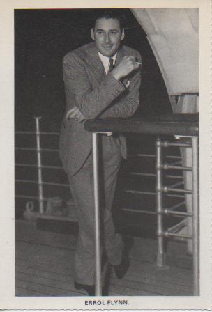 Postal E07693: Las Mas Bellas Postales. Cine de los años 40. Errol Flynn