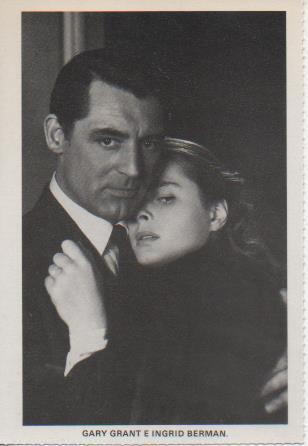 Postal E07688: Las Mas Bellas Postales. Cine de los años 40. Gary Grant e Ingrid Berman