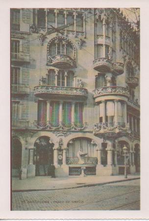 Postal E07655: Las Mas Bellas Postales del Siglo XIX y XX. Barcelona, Paseo de Grácia