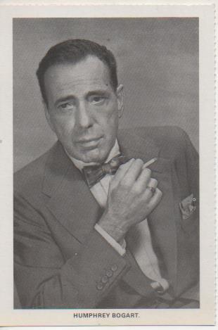 Postal E07683: Las Mas Bellas Postales. Cine de los años 40. Humphrey Bogart