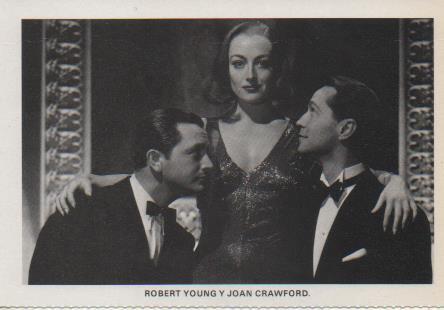 Postal E07678: Las Mas Bellas Postales . Cine de los años 40. Robert Yoyung y Joan Crawford