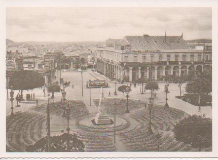 Postal E07626: Habana a Principios del Siglo XX, Parque Central