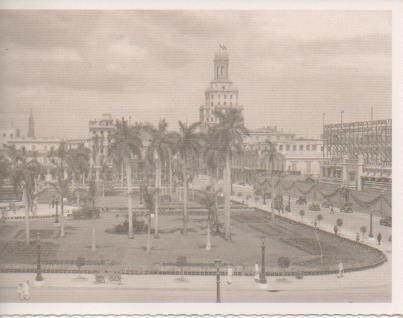 Postal E07625: Habana a Principios del Siglo XX, Parque de la Fraternidad Americana