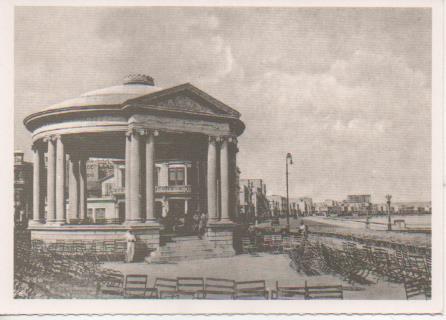 Postal E07622: Habana a Principios del Siglo XX, Glorieta del Malecón y Av. Maceo