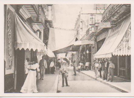 Postal E07630: Habana a Principios del Siglo XX, Calle del Obispo