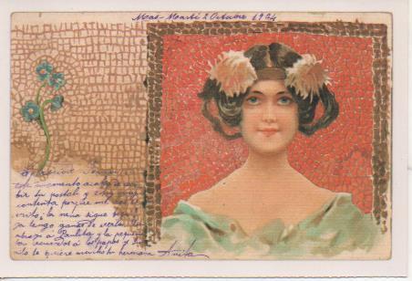 Postal E07616: Las Mas Bellas Postales Siglo XIX y XX. Postal Modernista (4)