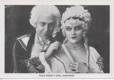 Postal E07867: Las Mas Bellas Postales. Cine de los años 20 y 30. Pola Negri y Emil Jannings