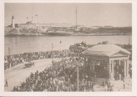 Postal E07646: Habana a Principios del Siglo XX, El Malecón y el Castillo del Morro