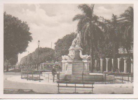 Postal E07640: Habana a Principios del Siglo XX, Parque de la India