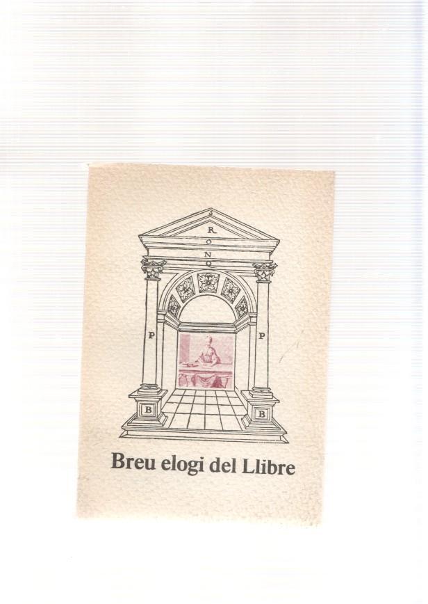 Breu elogi del llibre