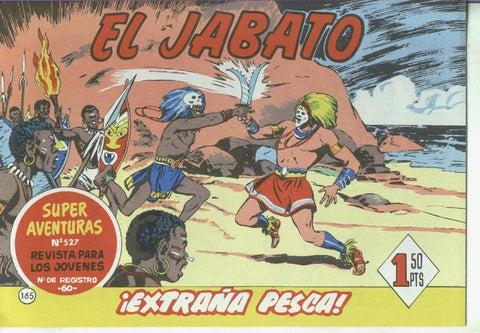 El Jabato facsimil numero 165: Extraña pesca