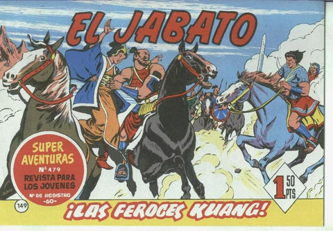 El Jabato facsimil numero 149: Las feroces Kuang
