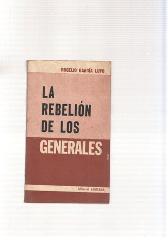 La rebelion de los Generales