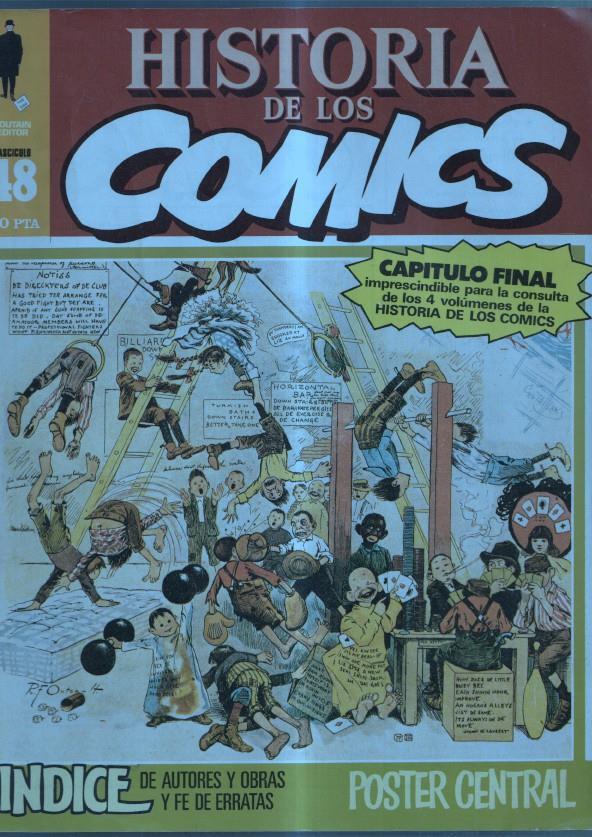 Toutain: Historia de los comics numero 48: indice de autores y obras + poster