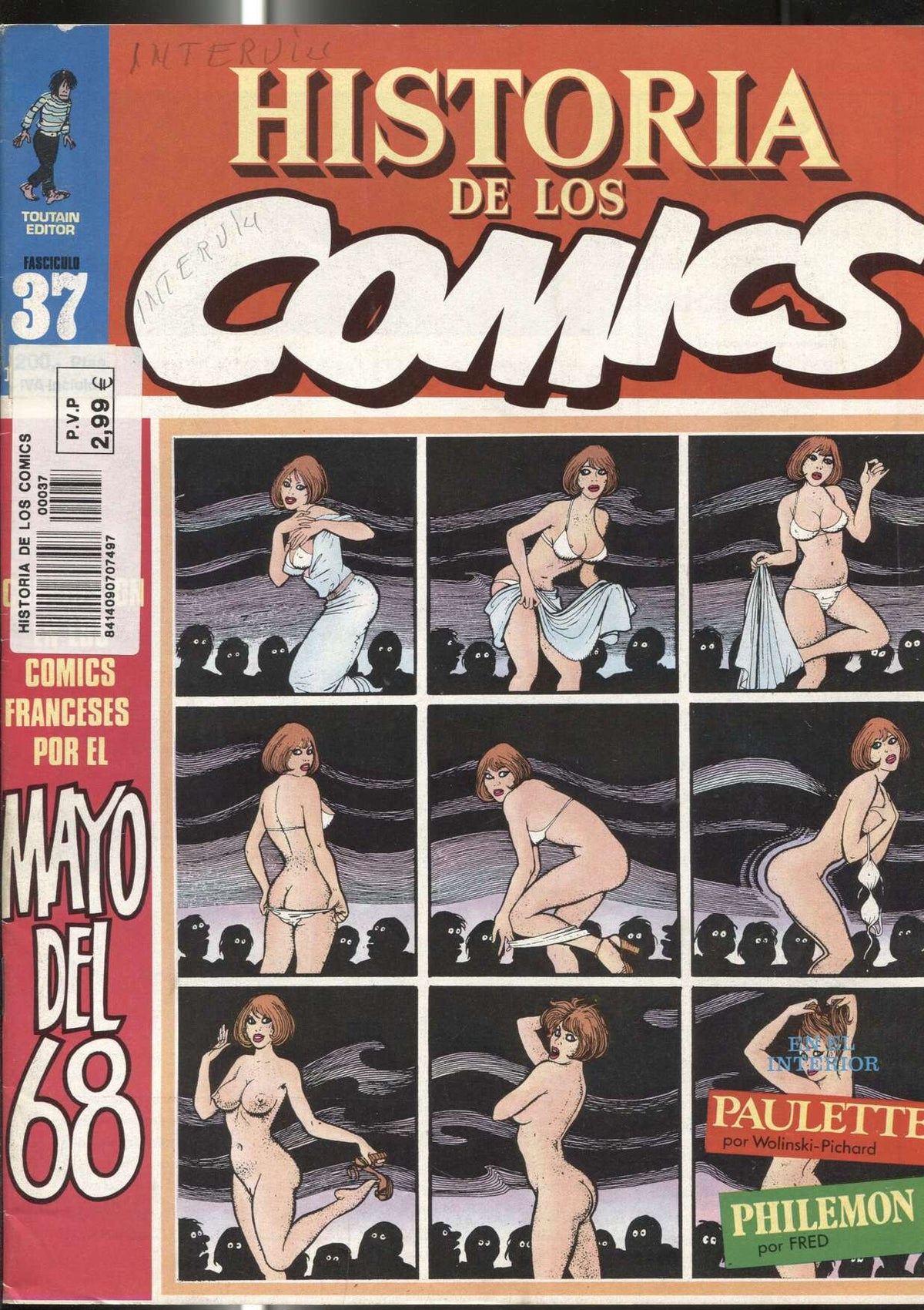 Toutain: Historia de los comics numero 37: Mayo del 68: Paulette y Philemon