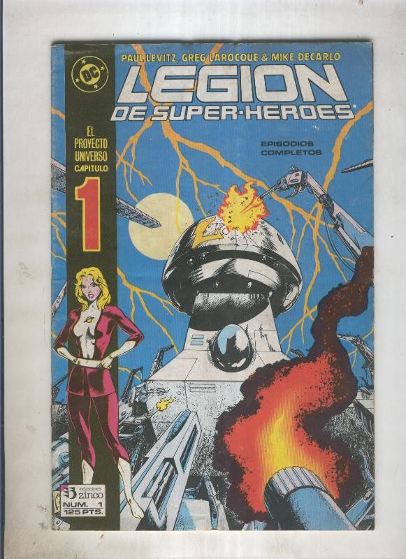 Ediciones Zinco: Legion de Superheroes numero 01