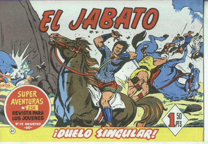 El Jabato facsimil numero 061: Duelo singular