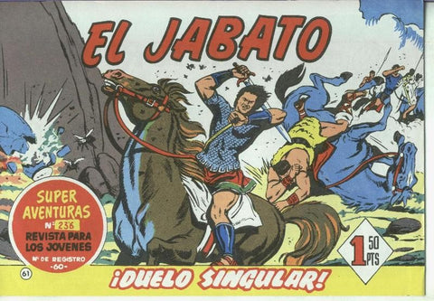 El Jabato facsimil numero 061: Duelo singular