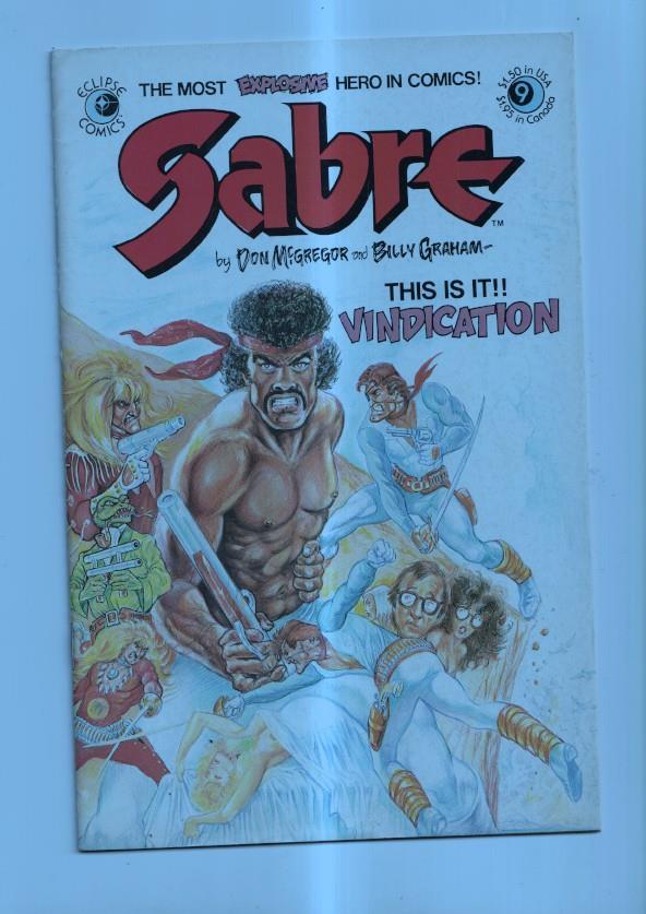 Eclipse Comics SABRE numero 09