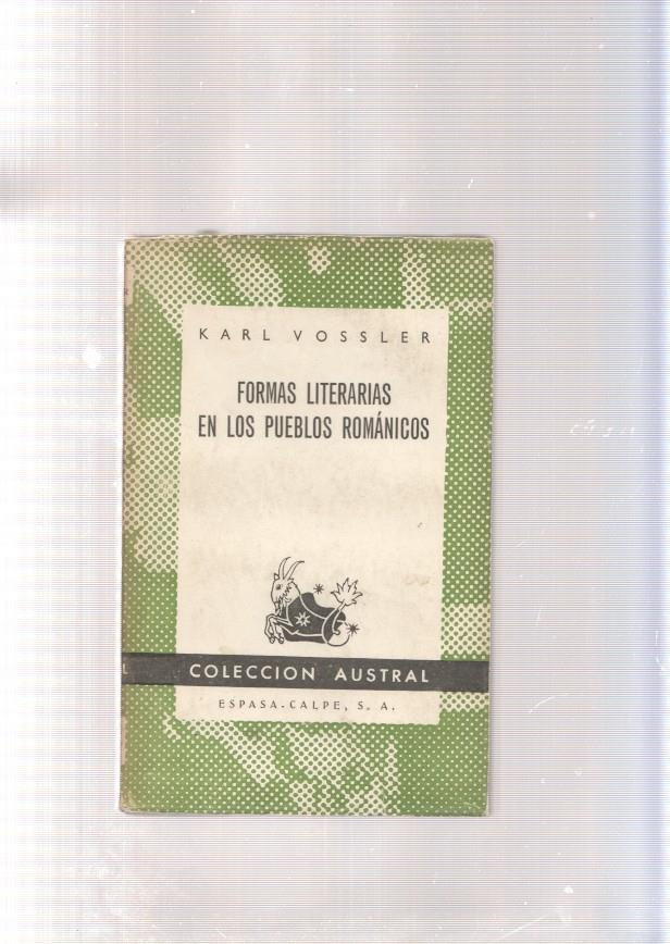Formas literarias en los pueblos Romanicos