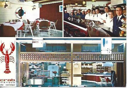 POSTAL A5782: Restaurante Crab de Barcelona